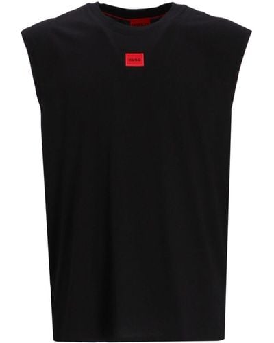 HUGO Camiseta Dankto241 - Negro