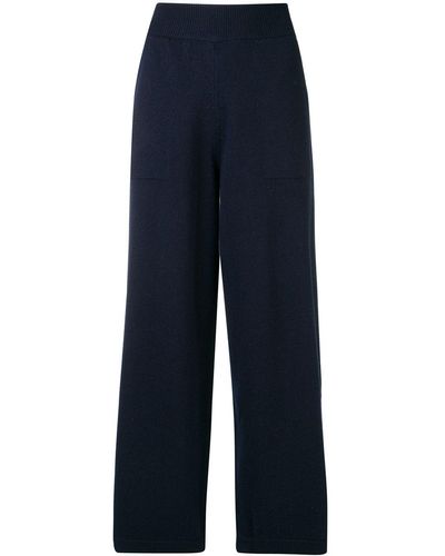 Barrie Flared Track Trousers - Blue