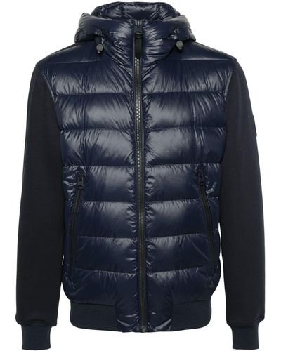 Mackage Veste bomber Frank à design matelassé - Bleu