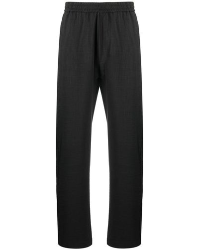 Barena Elasticated-waistband Straight-leg Pants - Black