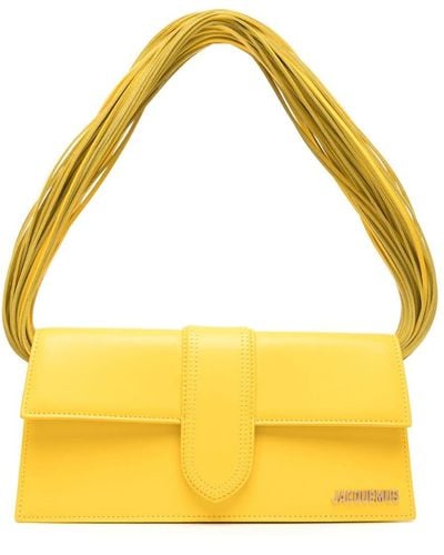 Jacquemus Le Bambino Long Ficiu Shoulder Bag - Yellow