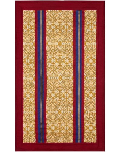 Lisa Corti Coperta Damask Stripes (110cm x 180cm) - Nero