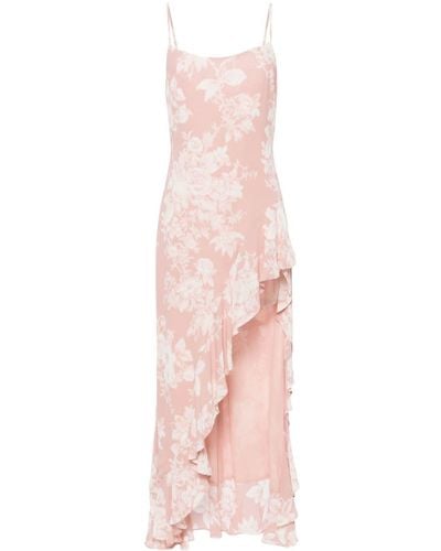 Reformation Winola Long Dress - Pink