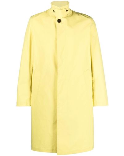 Mackintosh Newington A-line Coat - Yellow