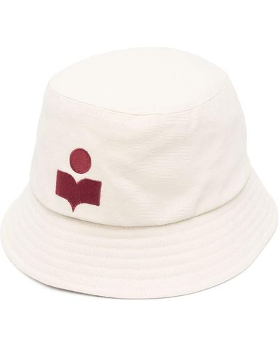 Isabel Marant Embroidered Logo Bucket Hat - Pink