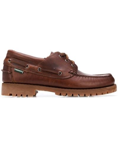 Sebago Acadia Lace-up Boat Shoes - Brown