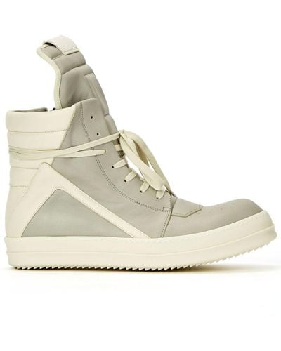 Rick Owens Geobasket High-top Trainers - Natural