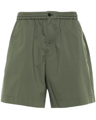 Aspesi Poplin Bermuda Shorts - Green