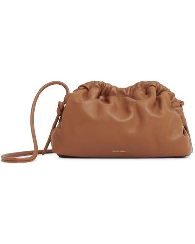 Mansur Gavriel Cloud Leather Mini Bag - Brown