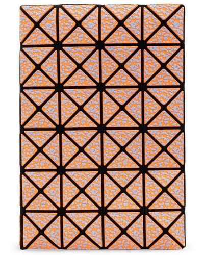 Bao Bao Issey Miyake Geometric-pattern Cotton Card Case - White