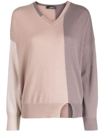 Lorena Antoniazzi Hoodie in Colour-Block-Optik - Pink