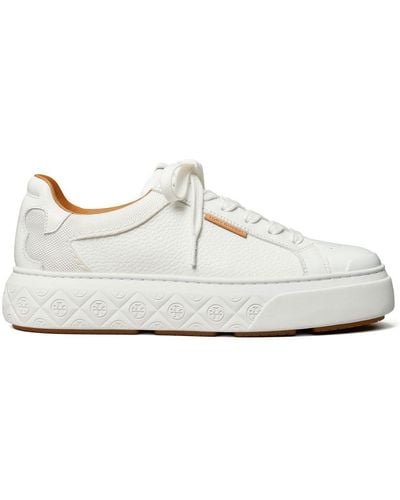 Tory Burch Sneakers Met Plateauzool - Wit