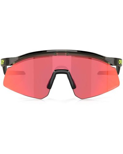 Oakley Hydra Coalesce Shield-frame Sunglasses - Red