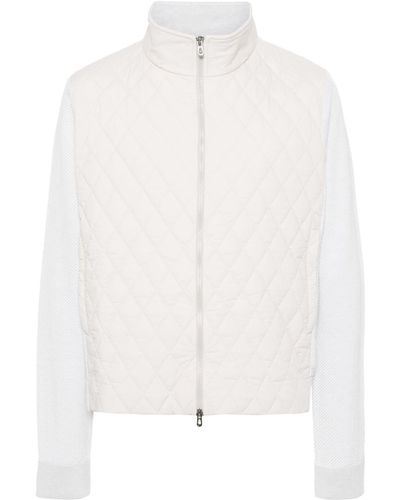 Sease Panelled-design Jacket - White