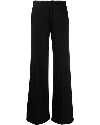 Forte Forte High-rise Wide-leg Trousers - Black