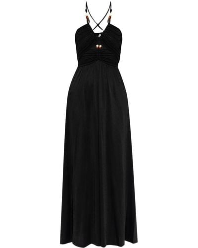Diane von Furstenberg Dress With Appliqués, - Black