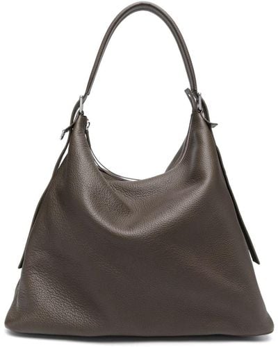 Lemaire Hobo Belt Leather Bag - Brown