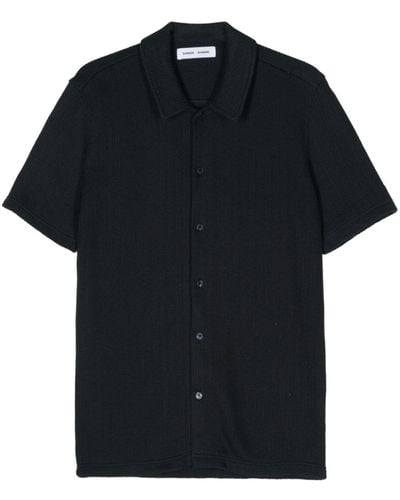 Samsøe & Samsøe Sakvistbro Cotton Shirt - Black