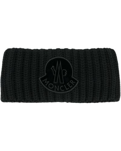 Moncler Gestricktes Stirnband - Schwarz