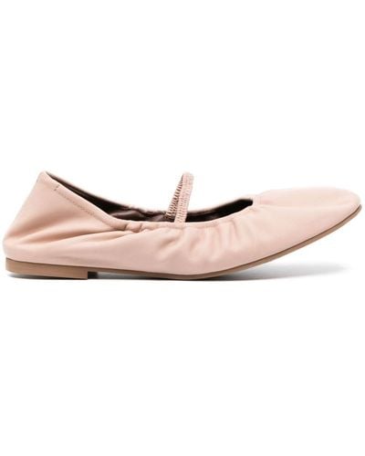 Reformation Ballerines Buffy à bout rond - Rose