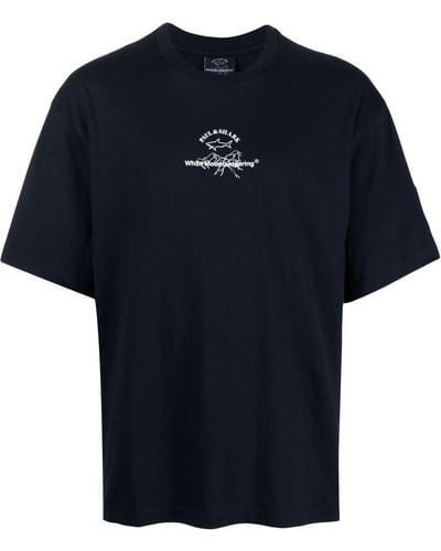 Paul & Shark X White Mountaineering t-shirt à manches courtes - Bleu