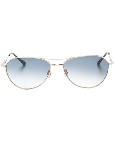 Matsuda M3139 Pilot-frame Sunglasses - Blue