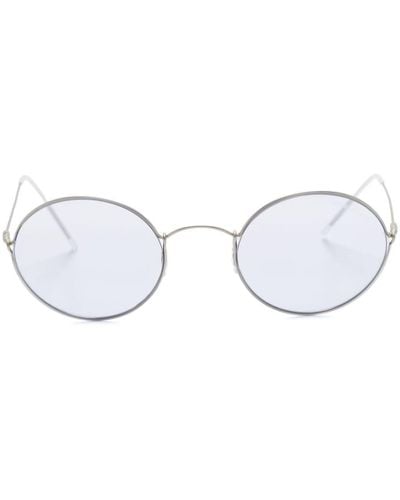 Giorgio Armani Round-frame Tinted Sunglasses - Metallic