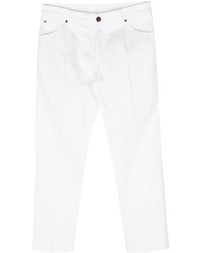 PT Torino Tapered-leg Cotton Jeans - White
