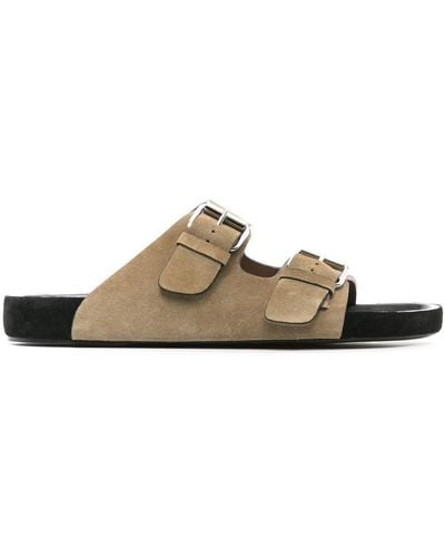 Isabel Marant Lekson Double-strap Sandals - Natural
