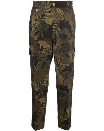 Etro Jungle-print Cargo Pants - Green