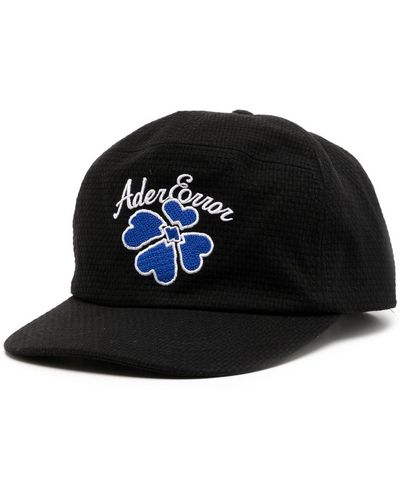 Adererror Embroidered-logo Cotton Cap - Black