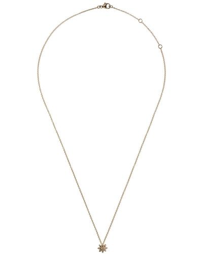 Starburst Pendant Necklace in 18K White Gold with Diamonds, 20mm | David  Yurman