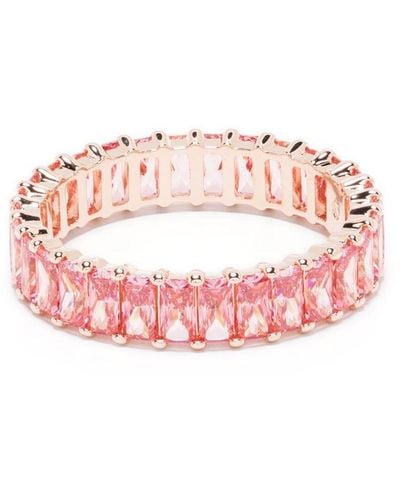 Swarovski Matrix Ring mit Kristallen - Pink