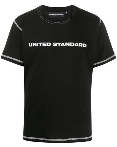 United Standard ロゴ Tシャツ - ブラック