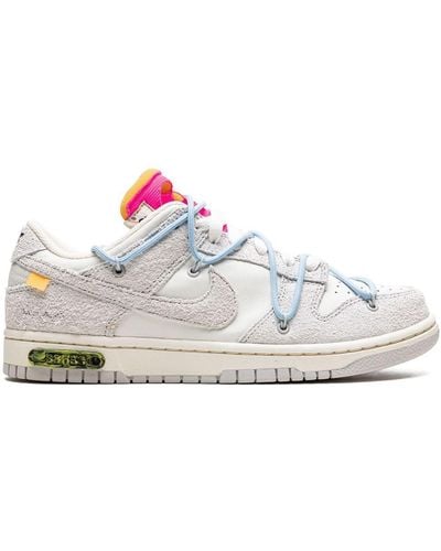 NIKE X OFF-WHITE X Off-white Dunk Low Sneakers - Wit