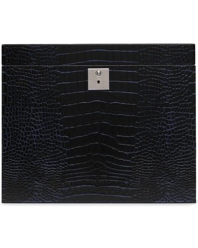 Smythson Mara Deluxe Jewelry Box - Black