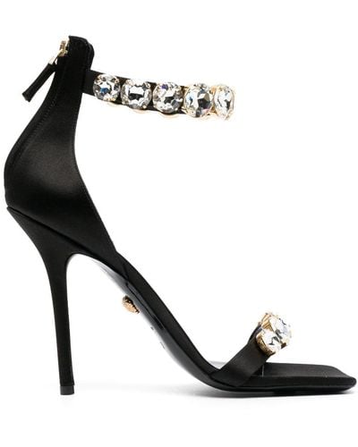 Versace Sandals With Decoration - Black