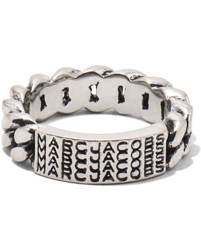 Marc Jacobs Id Chain Ring - White