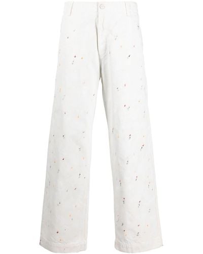 Emporio Armani Jeans con effetto vernice - Bianco