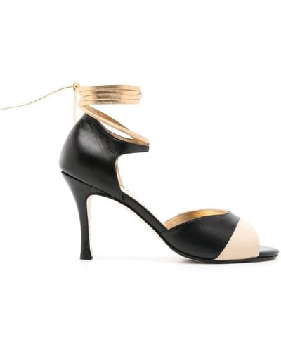 Sarah Chofakian Léon 75mm Leather Court Shoes - White