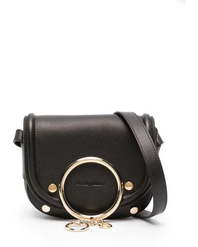 See By Chloé Mara Leather Crossbody Bag - Black