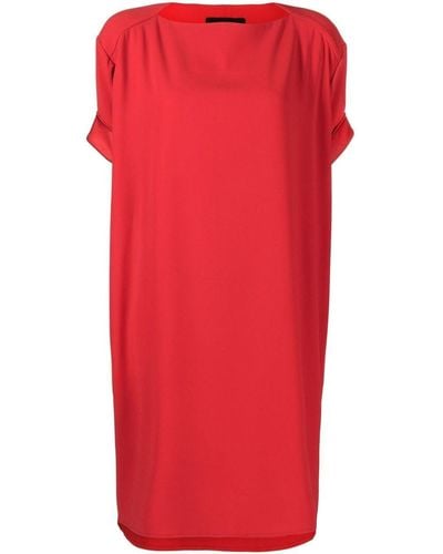 Paule Ka Kleid mit Kontrastdetails - Rot
