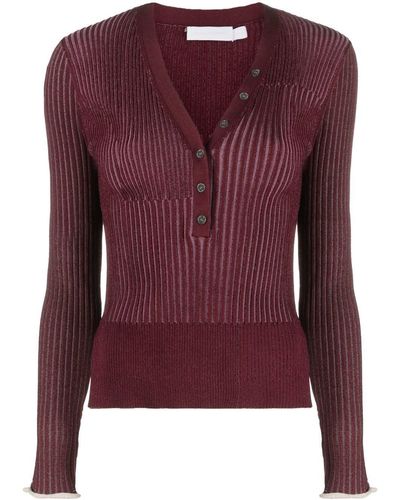 Jonathan Simkhai Mulberry Purple Sweater