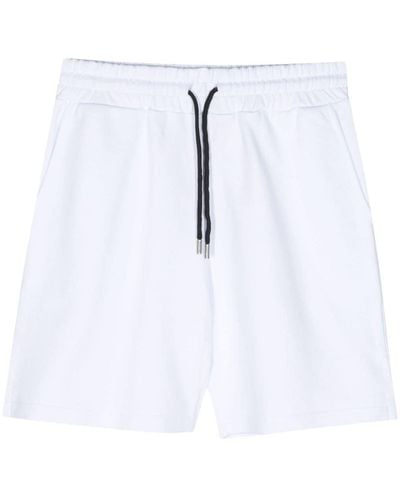 Mauna Kea Colour-block Cotton Track Shorts - White