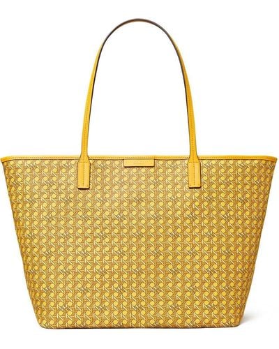 Tory Burch 'ever-ready' Shopping Bag - Yellow