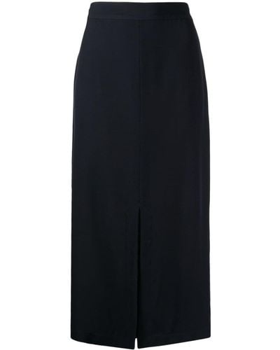 Totême High-waist Midi Skirt - Blue