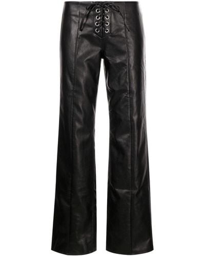 ROTATE BIRGER CHRISTENSEN Rotate Pants With Laces - Black