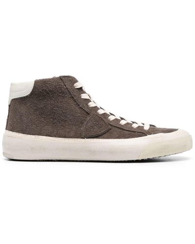 Philippe Model Plaisir High-top Sneakers - Bruin