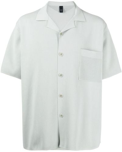 Alpha Tauri Patch-pocket Button-up Shirt - White
