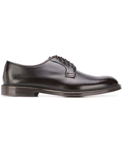 Doucal's Low Heel Oxford Shoes - Brown